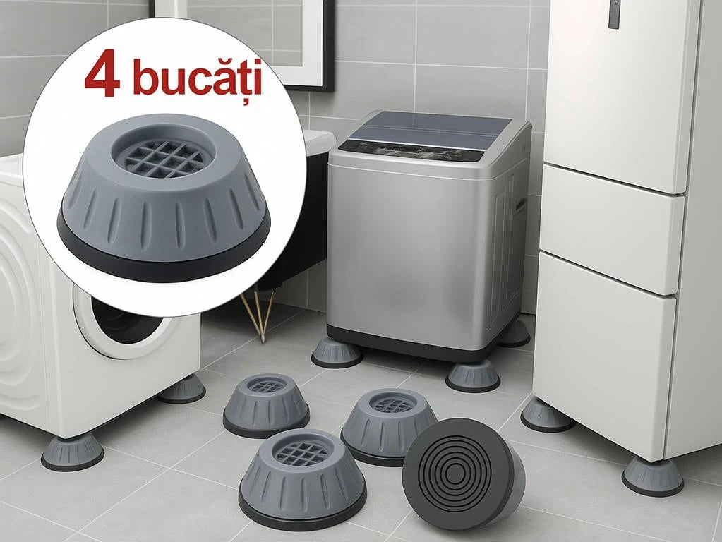 Set de 4 suporti anti-zgomot si antiderapanti