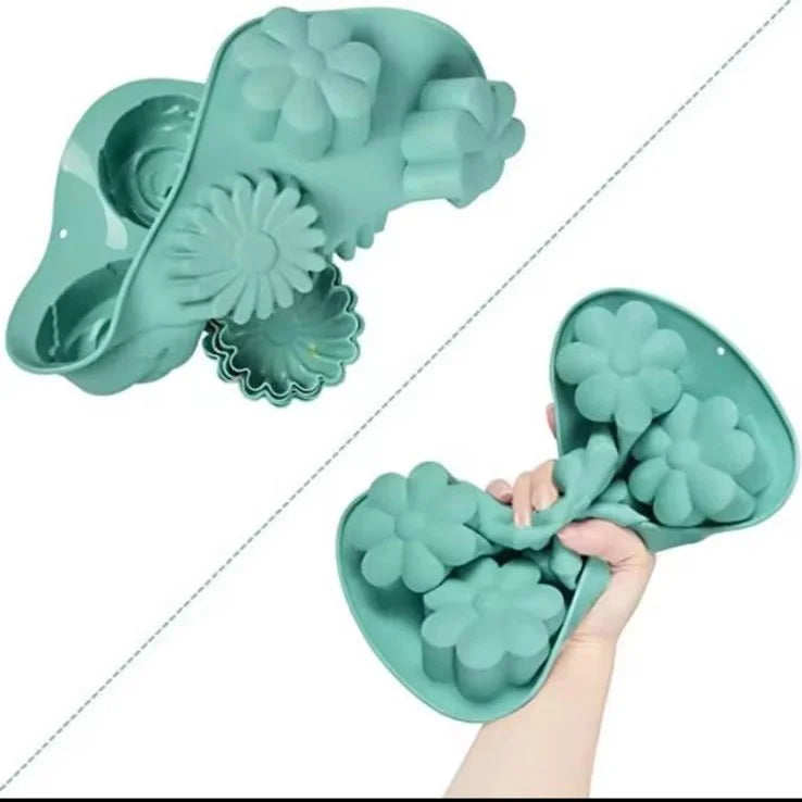 Forma de briose smart din silicon termorezistent