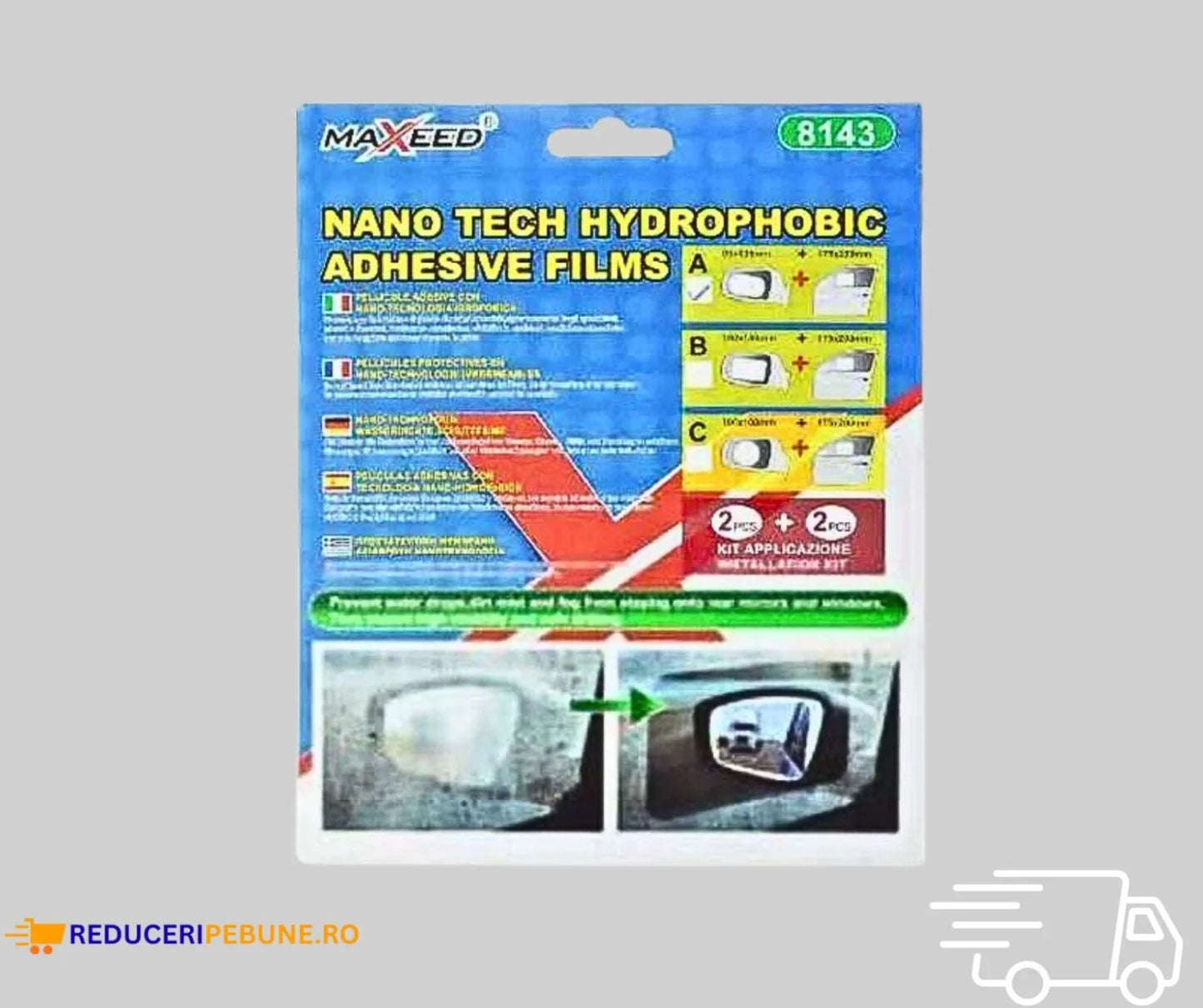 Folie pentru oglinzi auto
