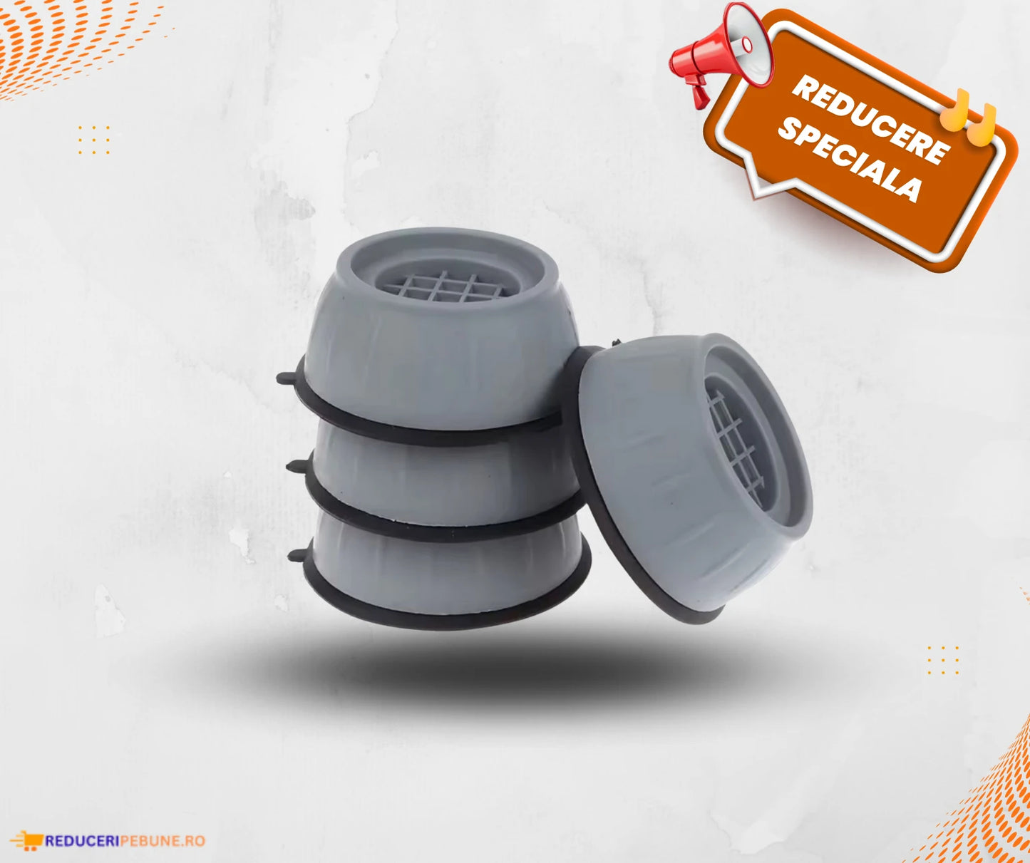 Set de 4 suporti anti-zgomot si antiderapanti