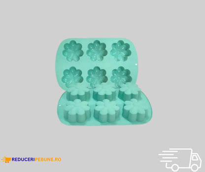 Forma de briose smart din silicon termorezistent