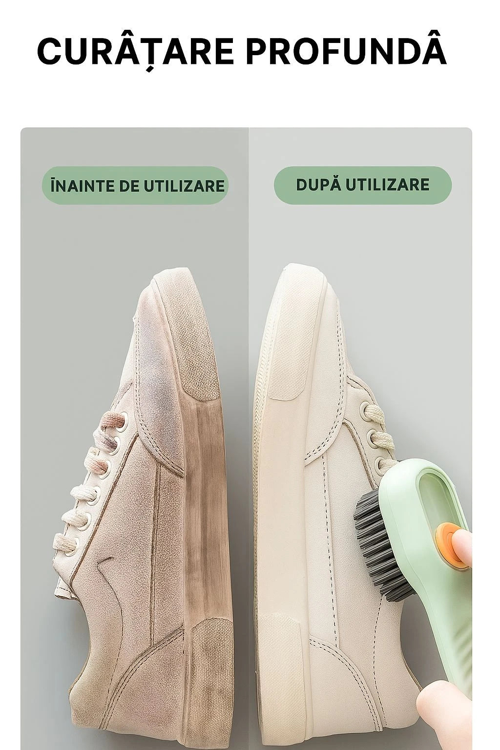 Perie de Curățare Profesională pentru Încălțăminte