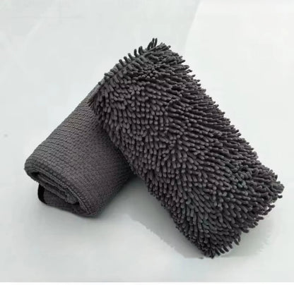 Laveta auto din microfibra, 40x40 cm, Negru